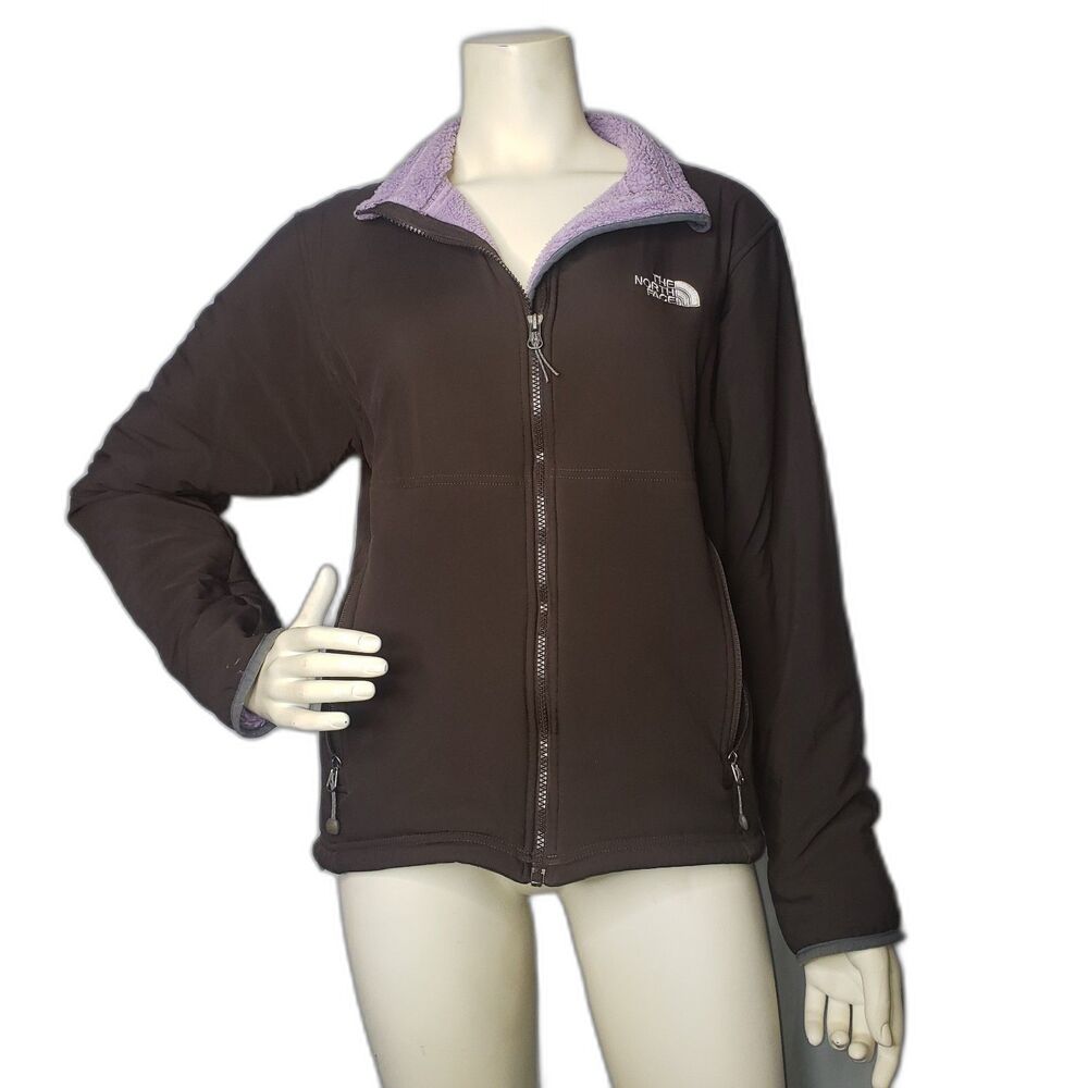 THE NORTH FACE Summit Series Brown and Purple Jacket Coat Womans Size Large